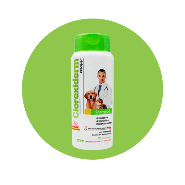 Clorexiderm Max Shampoo 350 ml.