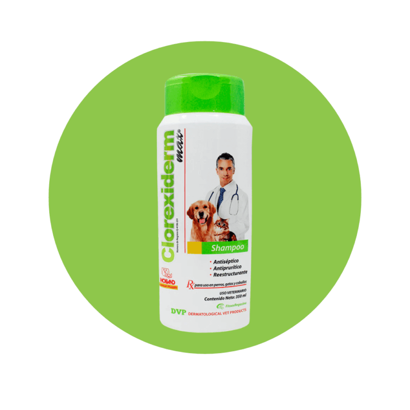 Clorexiderm Max Shampoo 350 ml.