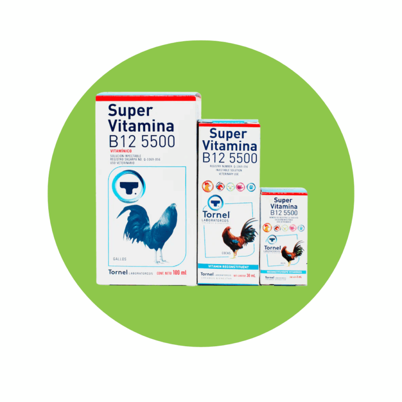 Super Vitamina b12 5500 Gallos
