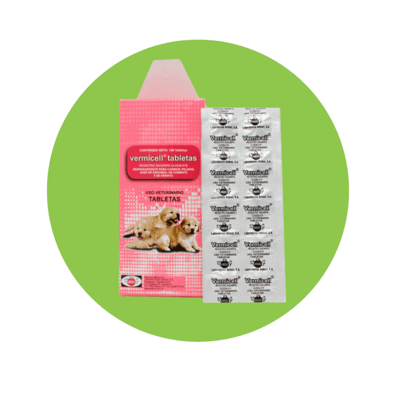 Vermicell 100 tabs.